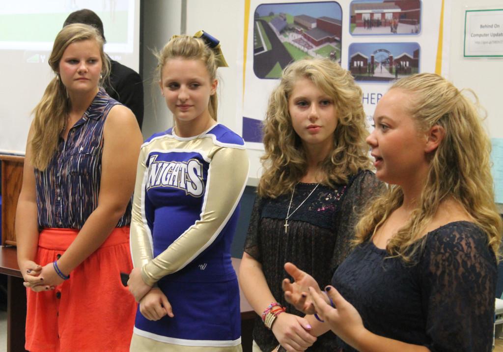 Natalie Pine, Aleena Sallot, Abby Stevens, and Kacey VanWagner talk about their groups association with the Project.