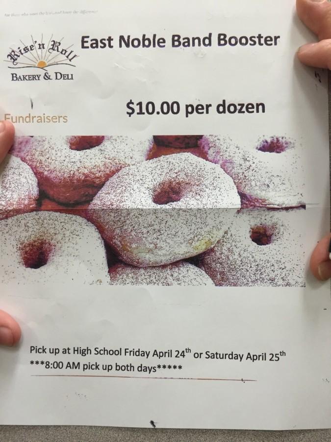 Eat Doughnuts to Support East Nobles Band