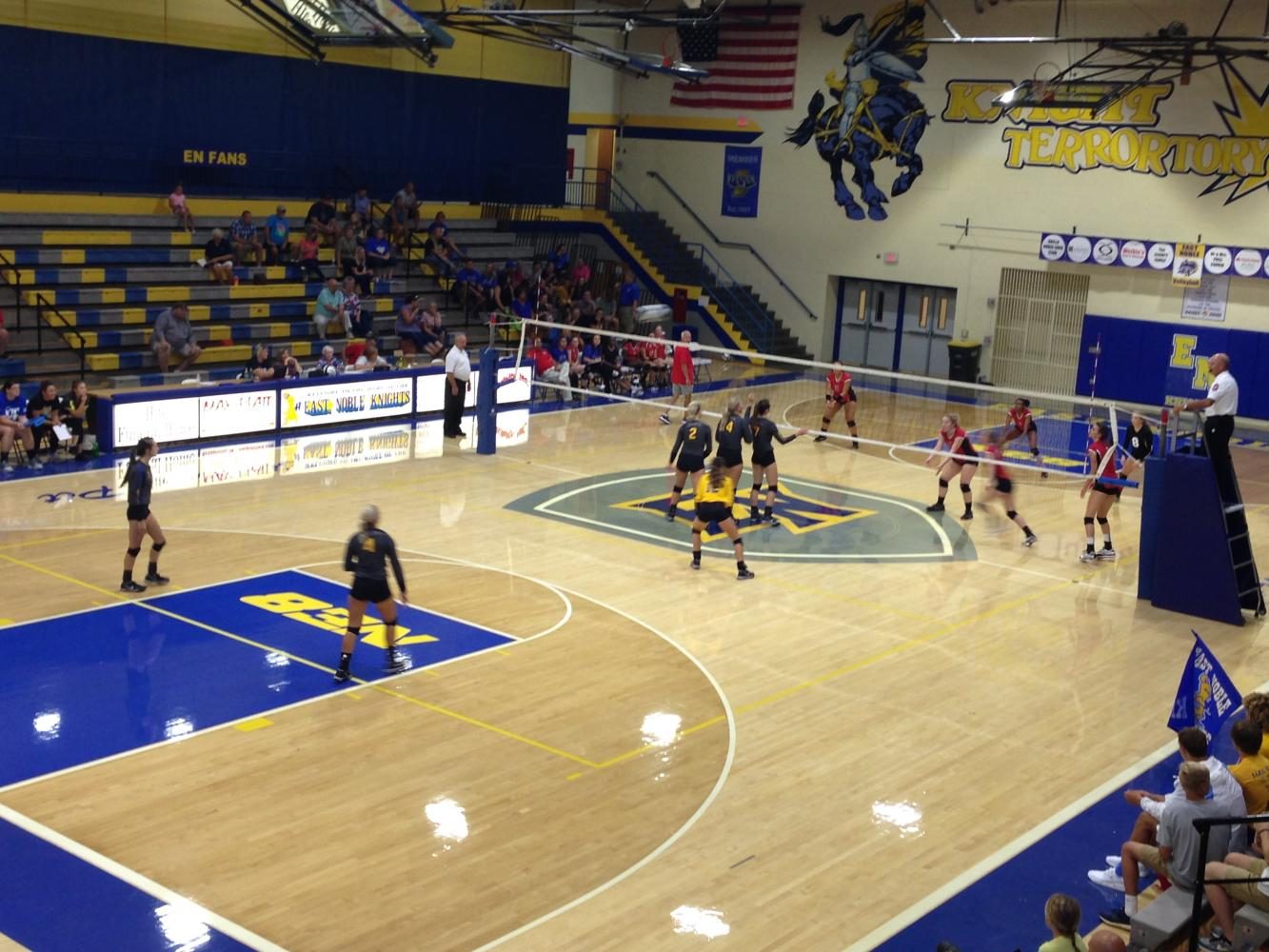 East Noble Defeats Northside Varsity Volleyball